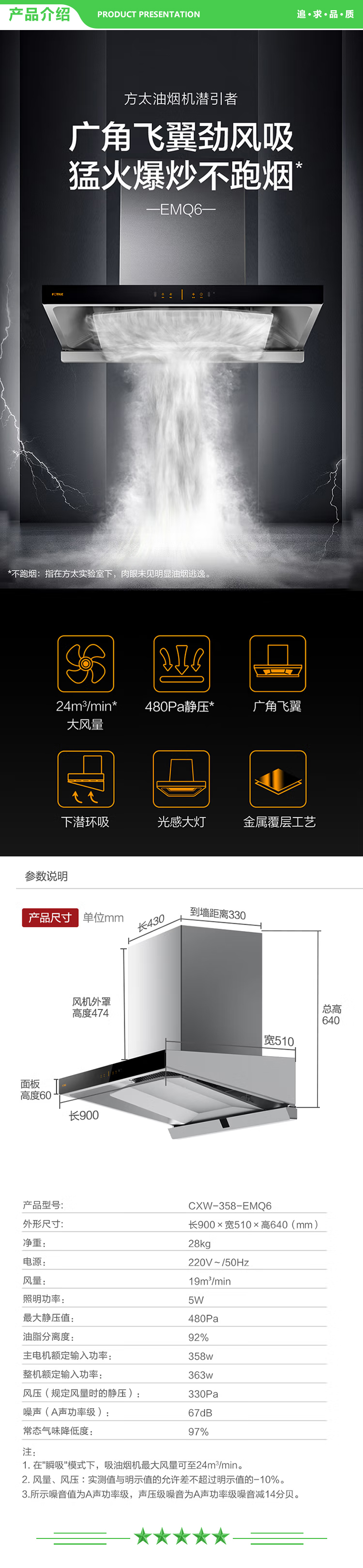 方太 FOTILE CXW-358-EMQ6 抽油烟机 下潜环吸 24m³-min超大吸力 挥手智控单烟机.jpg