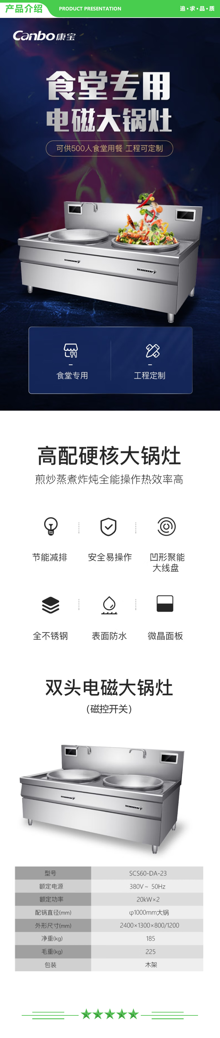 康宝 Canbo SCS60-DA-23 商用电磁灶 双头电磁大锅灶40kw大功率9档电磁炉 学校酒店食堂厨房大锅灶汤锅炉 .jpg
