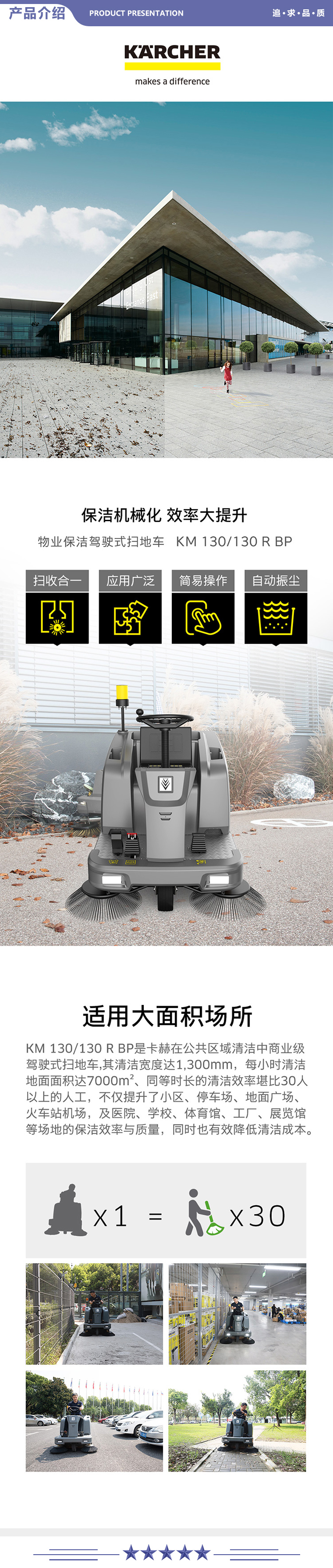 卡赫 KARCHER KM130-130 商用驾驶式扫地机扫地车 适用于大面积物业保洁工厂公园学校喷淋版 2.jpg