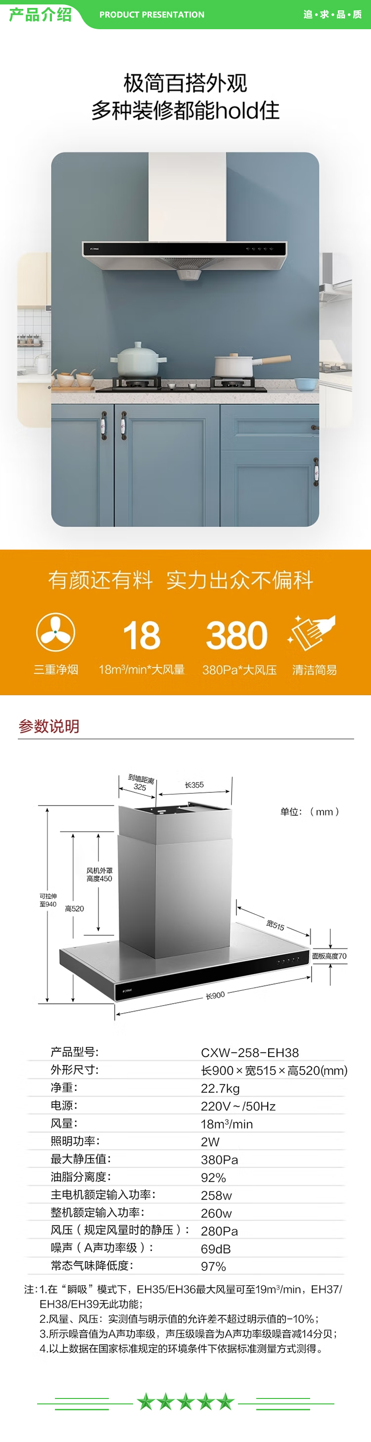 方太 FOTILE CXW-258-EH38 油烟机 抽油烟机家用 大尺寸顶吸式油烟机 大风量速排油烟.jpg