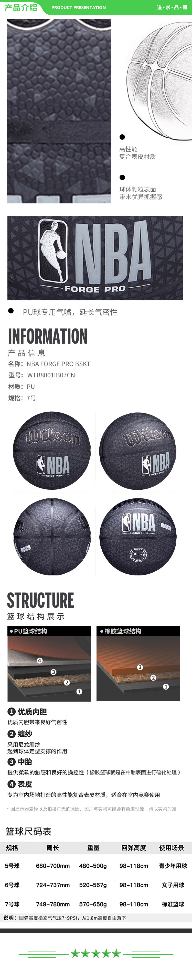 威尔胜 Wilson WTB8001IB07CN NBA比赛篮球成人7号PU室内室外训练耐磨  2.jpg