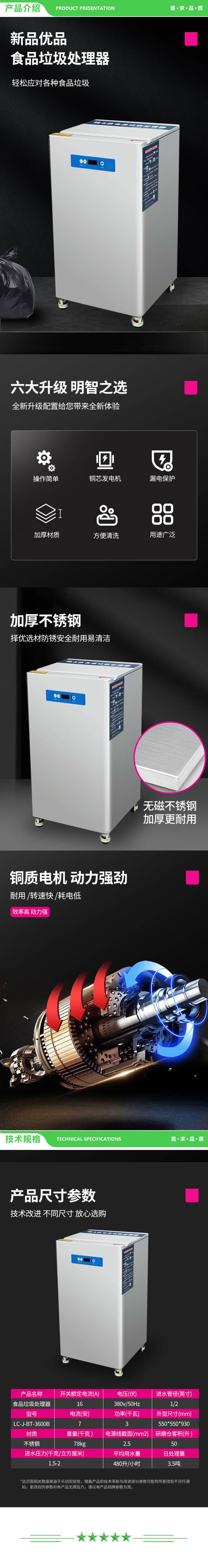 乐创 lecon LC-J-BT3600B 商用厨余垃圾处理器厨房家用食物粉碎机餐厨湿垃圾处理机 2.jpg